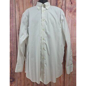 Brooks Brothers Non-Iron Stretch White Dress Shirt 17.5-36/37 XXL